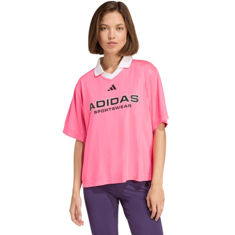 Adidas Tiro Q4 women's t-shirt pink JN2747 adidas
