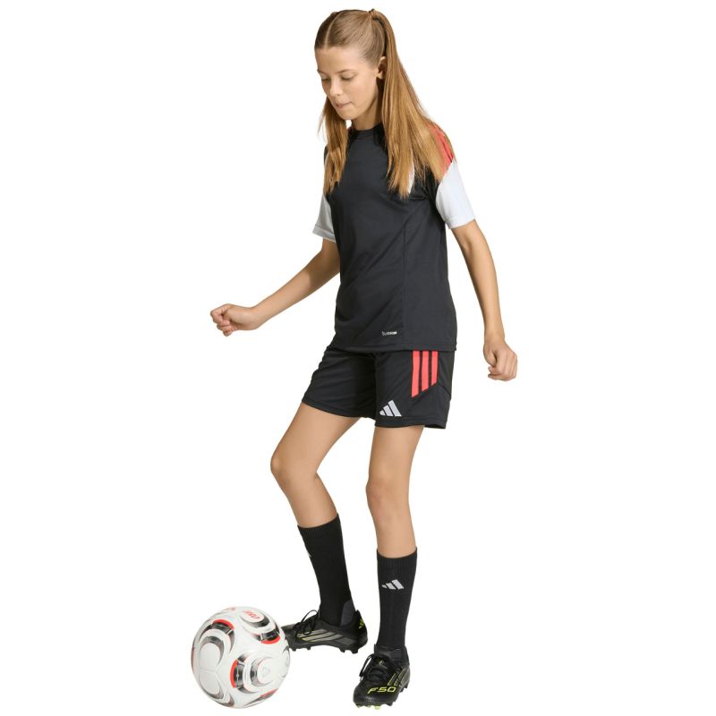adidas Tiro 26 League kids' shorts black and red JY7148