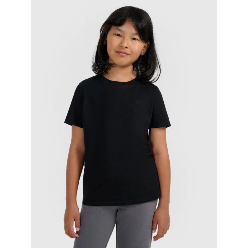 Regular plain girls' T-shirt 4F 4FJRMM00TTSHF3231-20S 4f