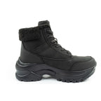 Lee Cooper women's winter hiking sports shoes, insulated, black, lace-up Lee Cooper