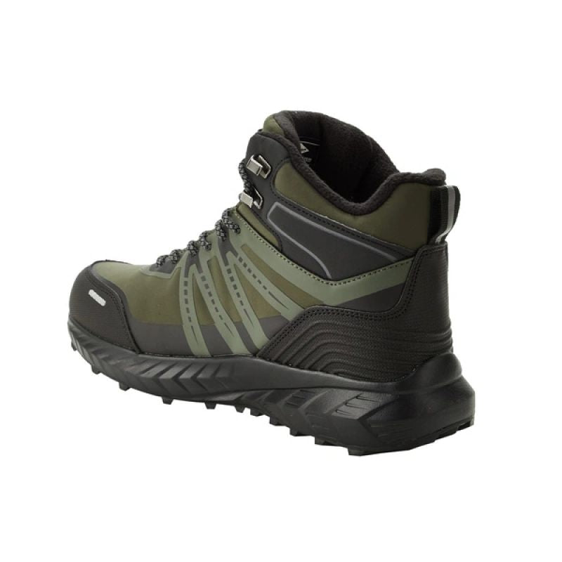 Lee Cooper Men's Winter Trekking Boots, Insulated, Waterproof, Green