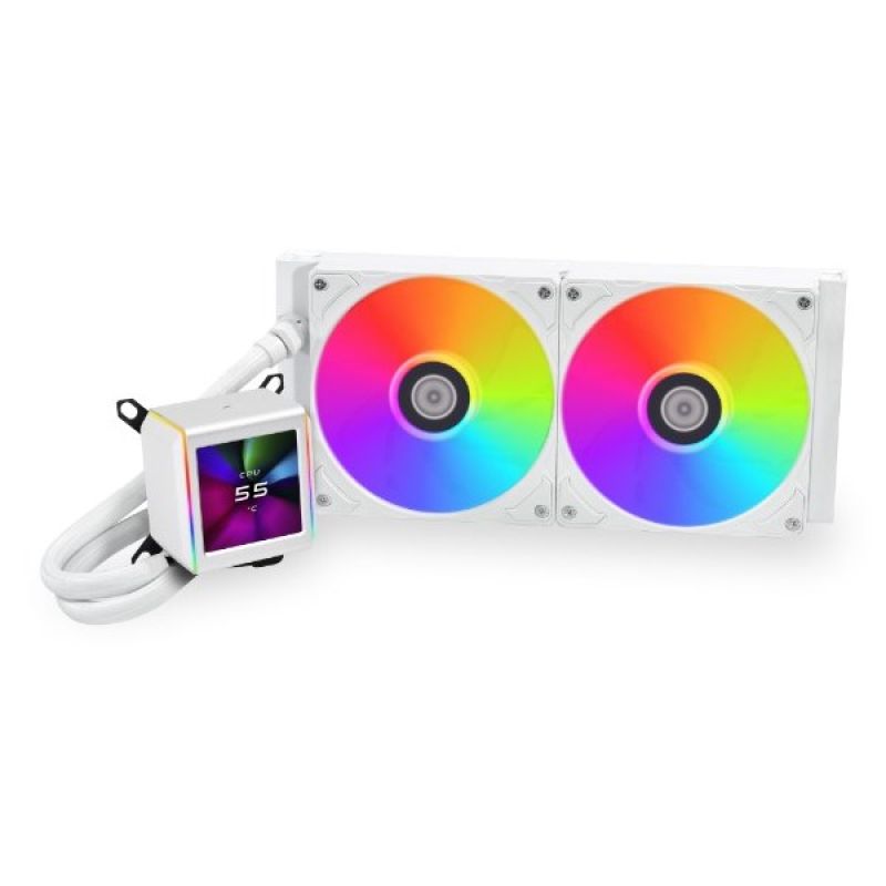 Lian Li GA II LCD Processor Liquid Cooling Kit 12cm White Chłodzenie/Chłodzenie - wentylatory Your Sports Performance