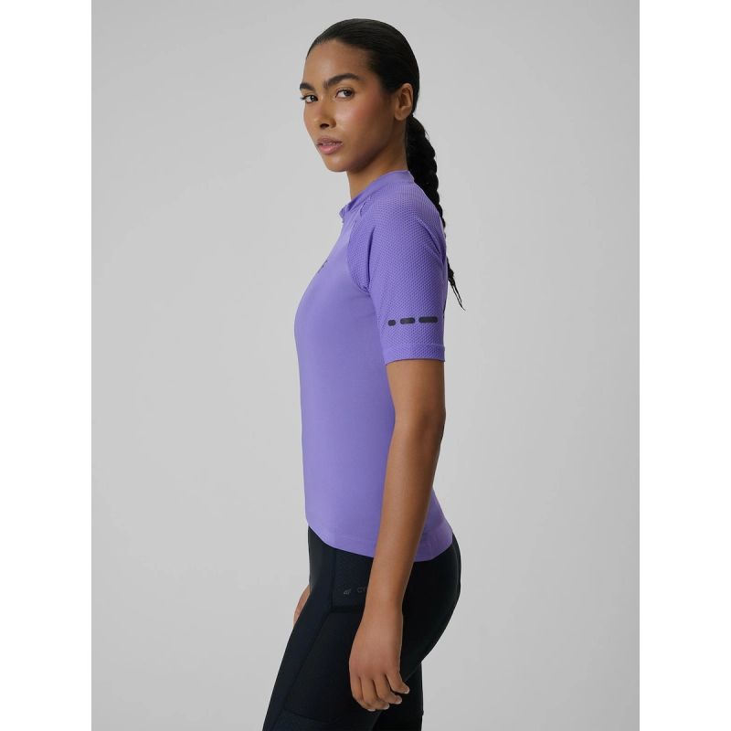 Women's cycling jersey with UPF50+ filter 4F 4FRSS26TFTSF2455-65S