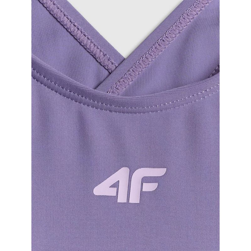 Girls' one-piece swimsuit 4F 4FJRSS26USWSF166-51S