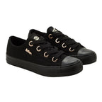 Lee Cooper women's sports shoes fabric sneakers stylish black Lee Cooper