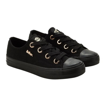 Lee Cooper women's sports shoes fabric sneakers stylish black Lee Cooper