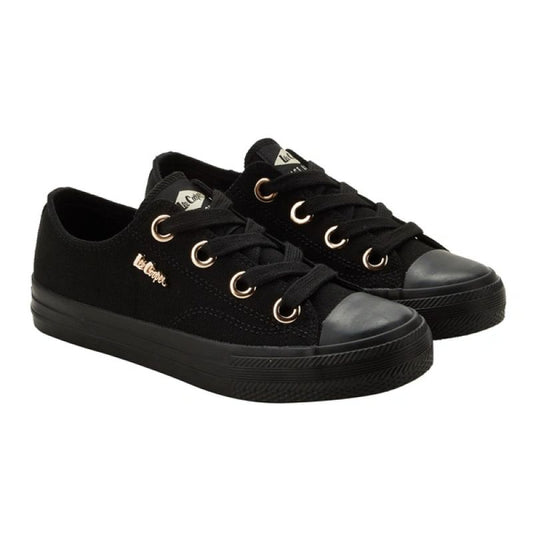 Lee Cooper women's sports shoes fabric sneakers stylish black Lee Cooper