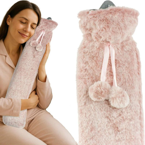 RUBBER HOT WATER BOTTLE IN ALPINA COVER 2L PINK Home and Garden/Equipment Your Sports Performance