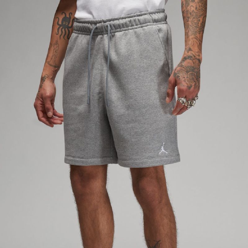 Men's Air Jordan Essentials Fleece Shorts Carbon Heather Basketball Shorts - FJ7782-091