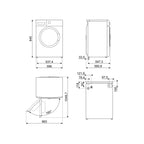 Freestanding washing machine SMEG WNP96SLAAIN 1600 rpm 9 kg Energy class A AGD - Produkty/Pralki wolnostojące Your Sports Performance