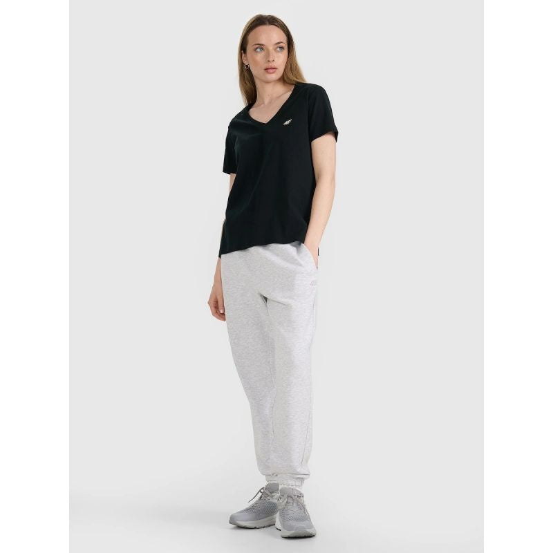 Women's oversize plain T-shirt 4F 4FRSS25TTSHF2778-20S