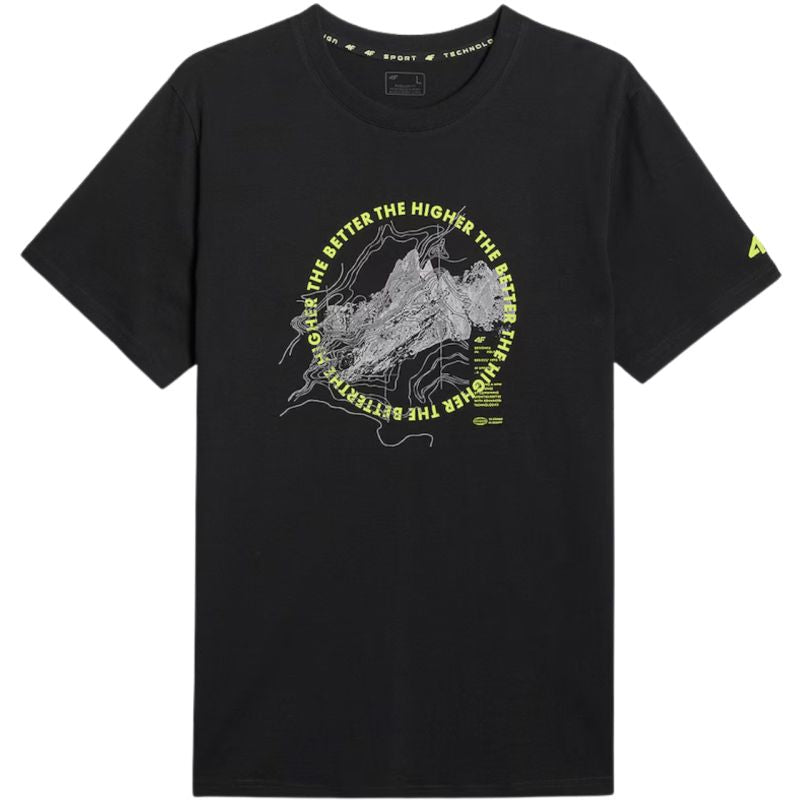 Men's T-shirt 4F M2822 deep black 4FWSS26TTSHM2822 20S