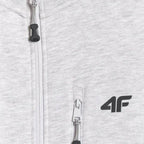 Men's sweatshirt 4F M2547 cool light gray melange 4FWMM00TSWSM2547 27M