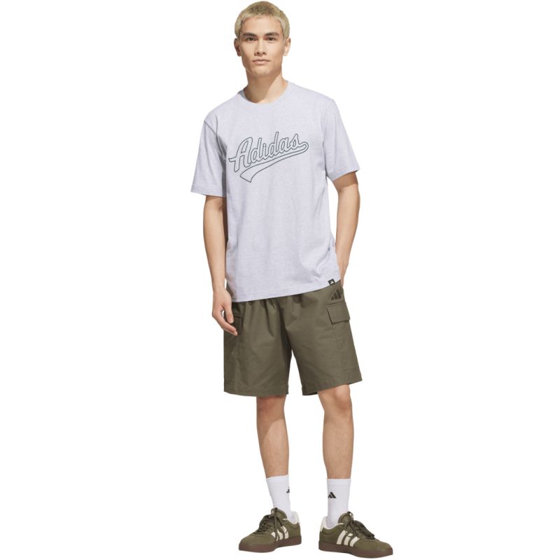 adidas Varsity Tailsweep Graphic Men's T-Shirt Gray KS2179