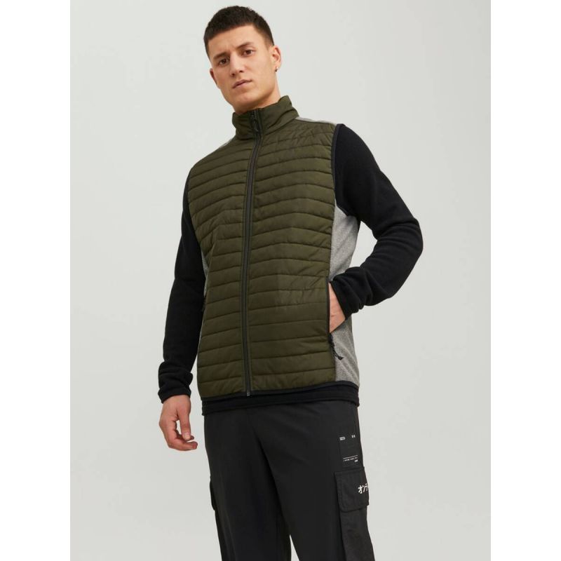 Jack &amp; Jones Jjemulti Bodywarmer Collar Noos M 12200684ROSIN Clothing/Outdoor/Jack & Jones Your Sports Performance