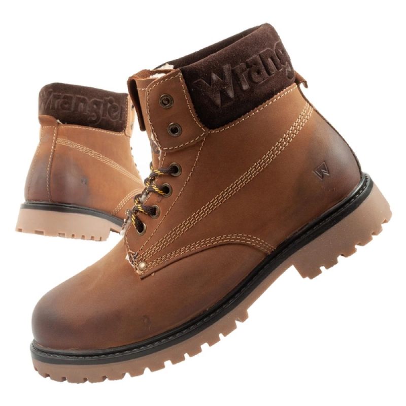 Wrangler Arch Fur men's boots, Chelsea boots, elegant, insulated, natural leather Wrangler