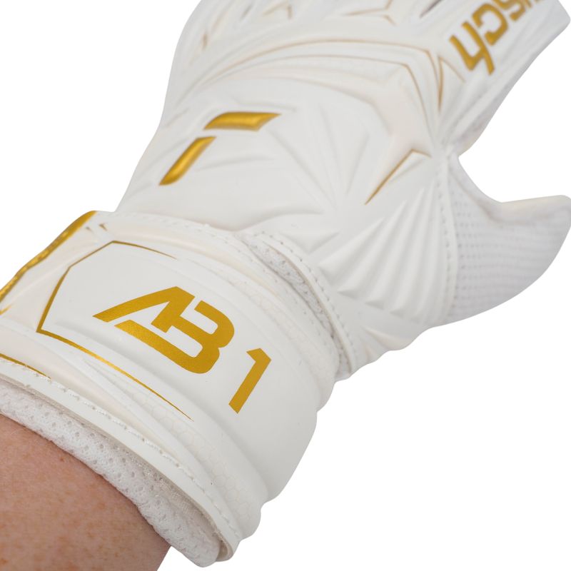Reusch Attrakt AB1 Solid Junior goalkeeper gloves white 5672003 1130
