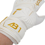 Reusch Attrakt AB1 Solid Junior goalkeeper gloves white 5672003 1130