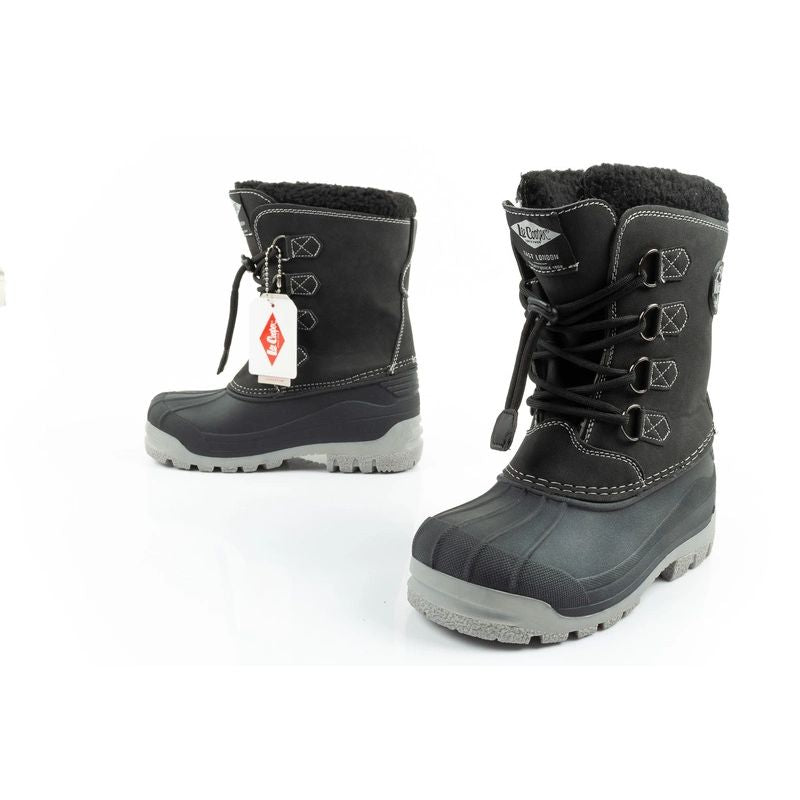 Lee Cooper winter boots children's insulated snow boots for boys black In preparation Your Sports Performance