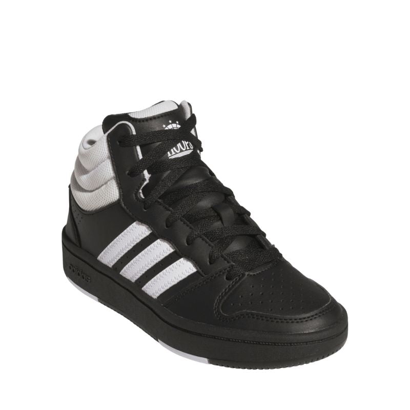 adidas Hoops Mid Classic Black KI1075 Kids Shoes