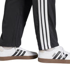 Men's adidas Essentials 3-Stripes Stanford Open Hem Pants Black JC8491