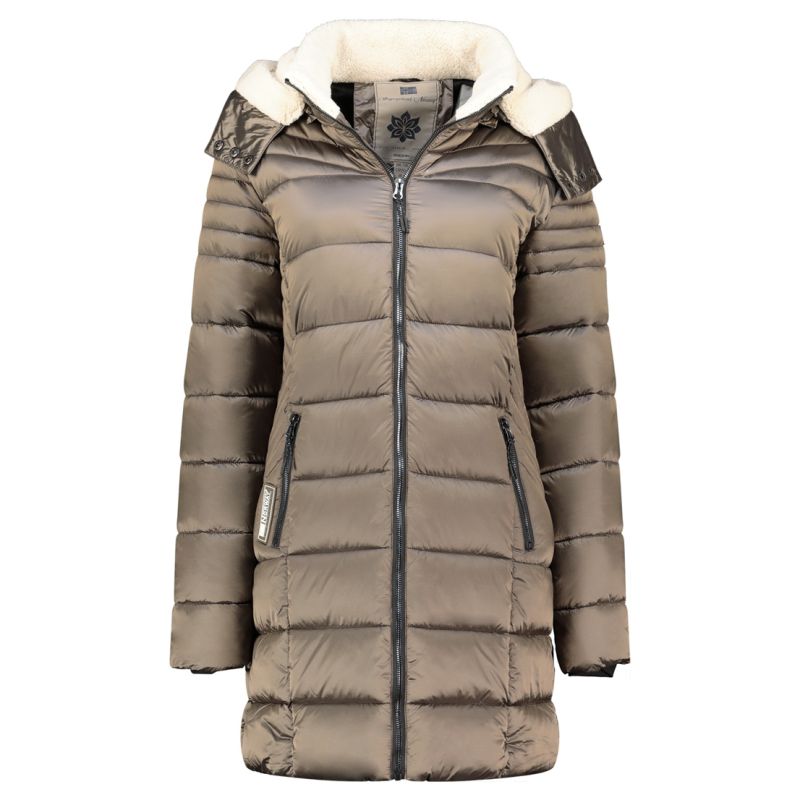 Women's Parka Geographical Norway CARENNE TAUPE DB LADY 0116 (WZ5514F/GN-TAUPE)