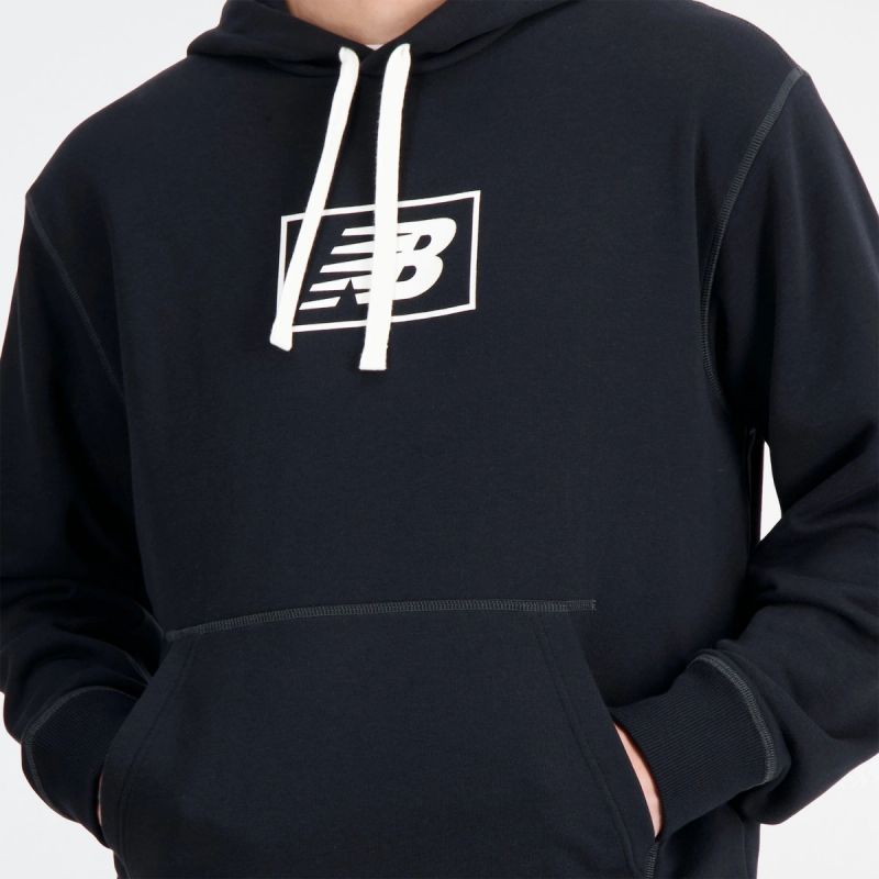 New Balance Essentials Hoodie M MT33508BK Clothing/Outdoor New Balance
