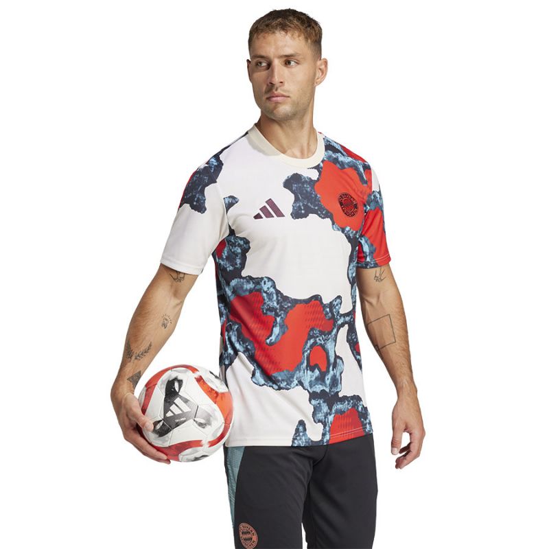 adidas FC Bayern Pre-Match JSY M JE6776 T-shirt Clothing/Football Adidas
