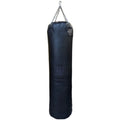 Leather punching bag 140 cm x 40 cm filled - WWS-14040-1H black In preparation Your Sports Performance