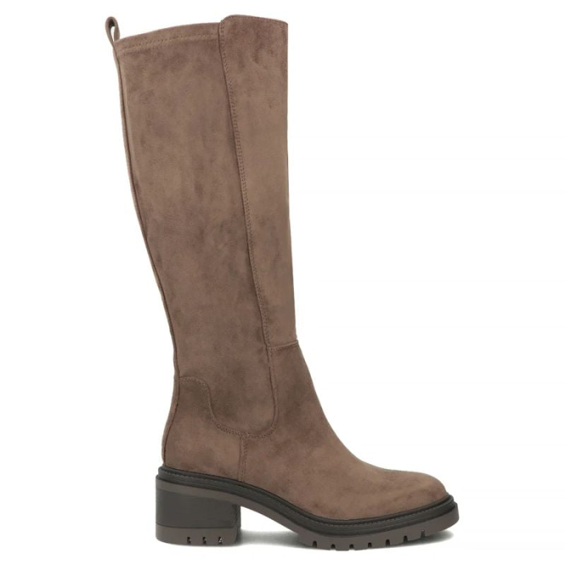 Women’s Taupe Suede Block-Heel Boots Filippo DKZ8310