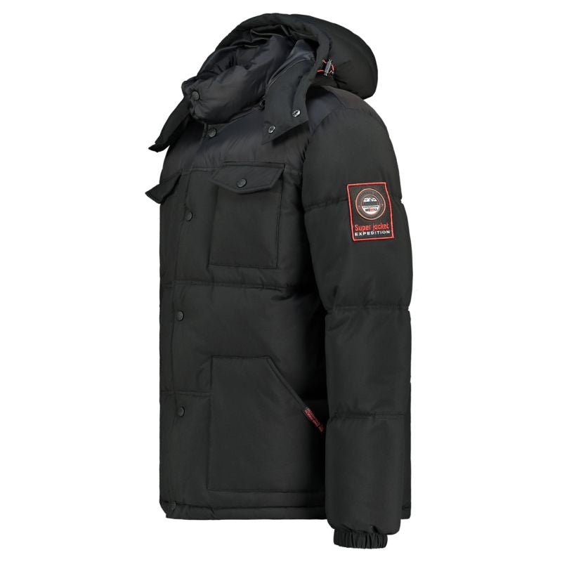 Geographical Norway men's jacket BAREDA DB BLACK MEN 096 BLACK (WY3882H/GN-NOIR) Geographical Norway