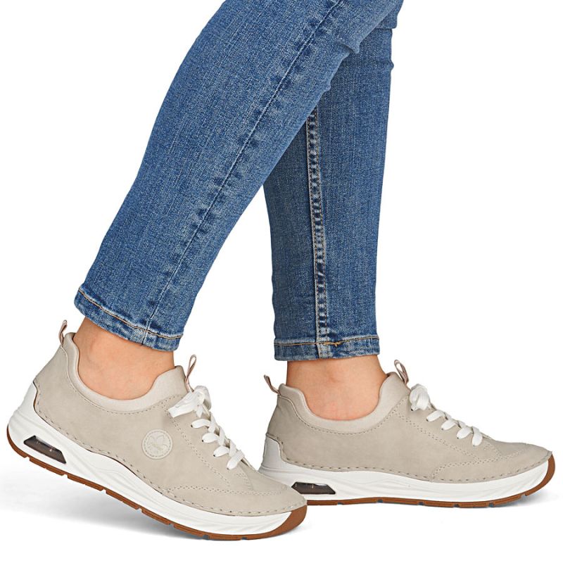 Rieker 44562-62 comfortable beige women's shoes To be categorized Your Sports Performance
