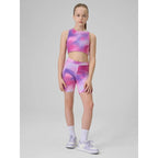 Girls' sports cycling leggings 4F 4FJRSS26TFSTF139-90A
