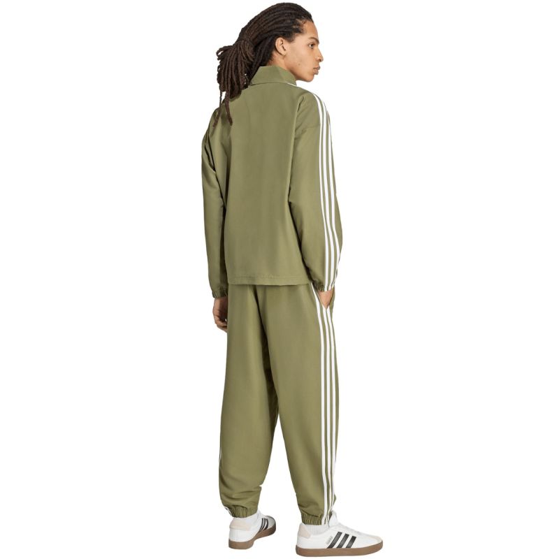 adidas 3-Stripes Woven Men’s Tracksuit Olive KY2300