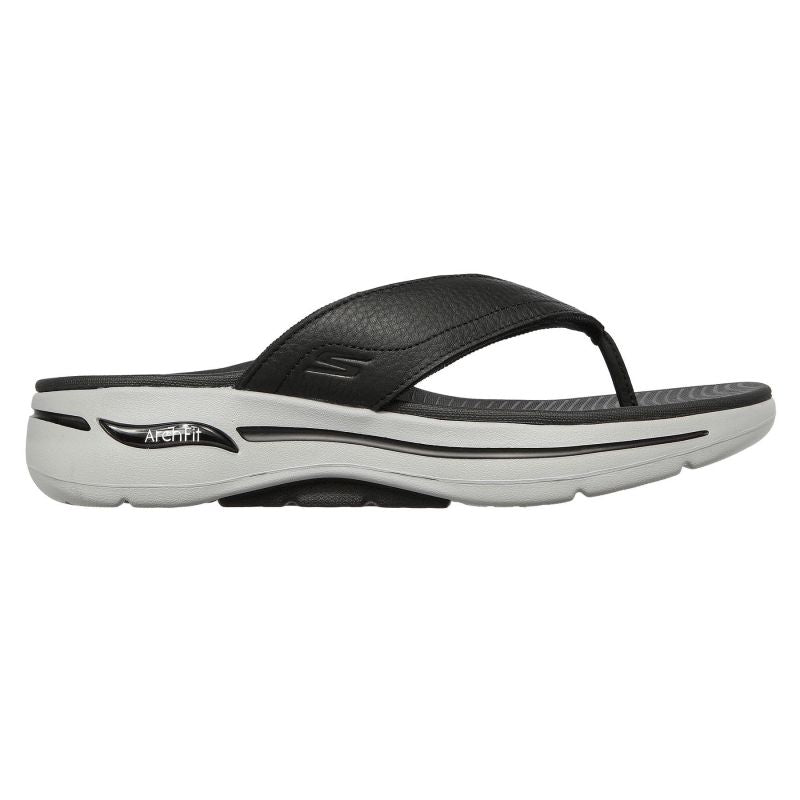 Skechers Go Walk Arch Fit San M 229022-BKGY Flip-Flops Footwear/Lifestyle/Skechers Skechers