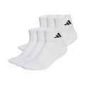adidas Cushioned Essentials Ankle Socks 6 Pairs White KE5495