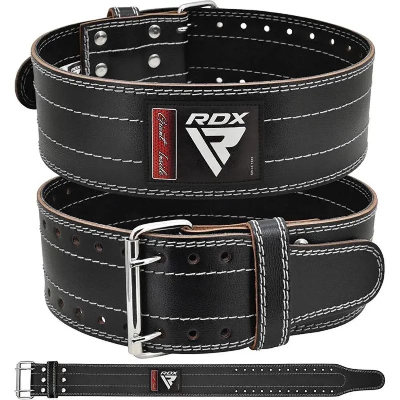 BODYBUILDING LEATHER BELT RD1 RDX BLACK S RDX - Pozostałe Your Sports Performance
