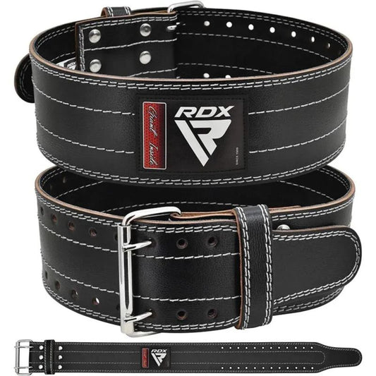 BODYBUILDING LEATHER BELT RD1 RDX BLACK S RDX - Pozostałe Your Sports Performance