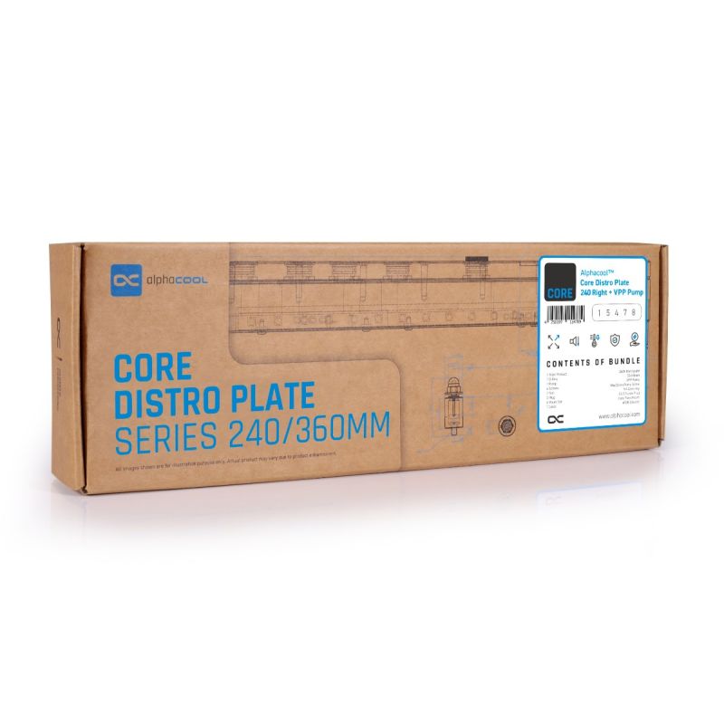 Alphacool Core Distro Plate Pump and Reservoir Chłodzenie/Chłodzenie - akcesoria do chłodzenia wodnego Your Sports Performance