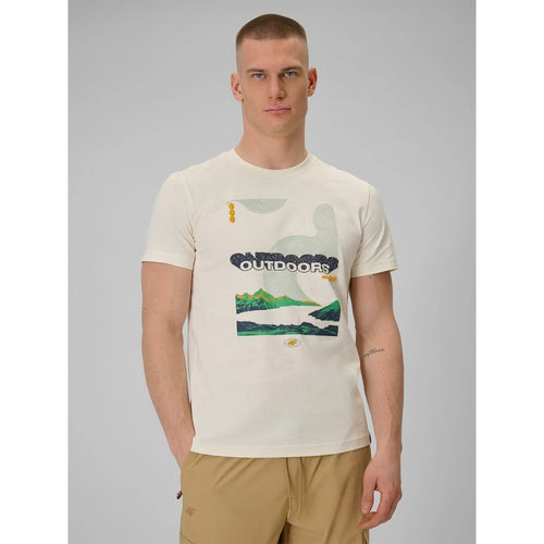 Men's regular printed T-shirt 4F 4FRAW25TTSHM3378-11S 4f