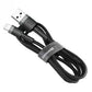 BASEUS LIGHTNING USB CABLE 2.4A 1M GREY-BLACK In preparation Your Sports Performance