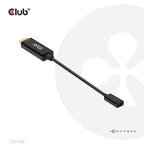 CLUB 3D CAC-1333 Cable Adapter 0.22m HDMI Type-A (Standard) USB Type-C Black Kable i adaptery/Adaptery, przejściówki Your Sports Performance