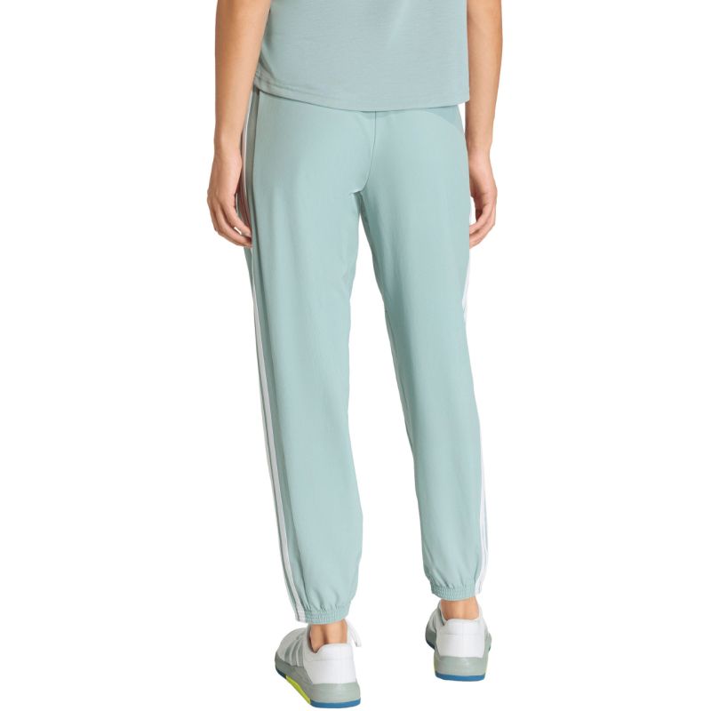 adidas Workout Essentials 3-Stripes Woven Women's Pants Mint KC5494