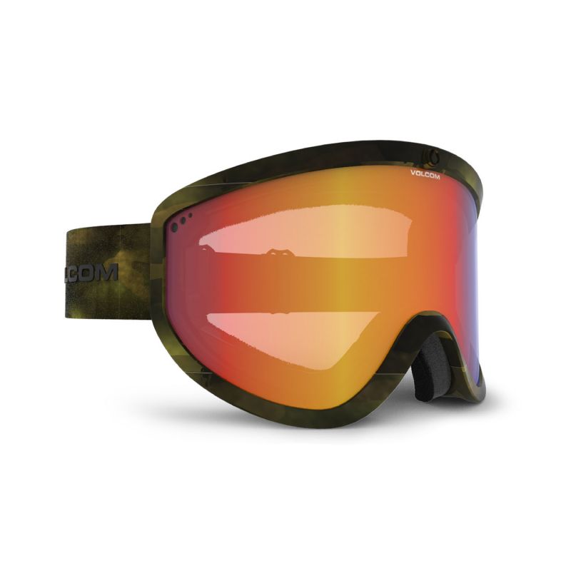 Volcom Footprints Women's/Men's Snowboard Ski Goggles Winter Red (VG0622303) Accessories/Skiing/Gogle/Volcom Your Sports Performance