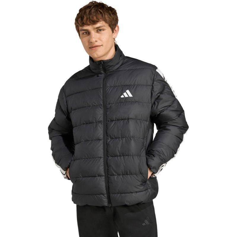 Men's adidas Essentials 3-Stripes Jacket Black JM8416 Clothing Your Sports Performance