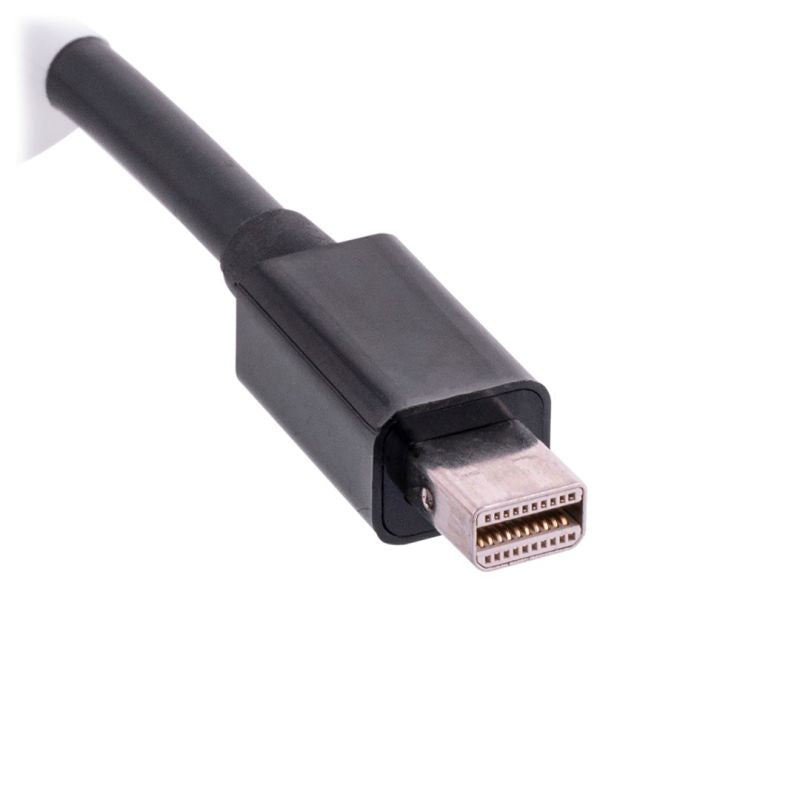 Lanberg AD-0006-BK adapter (Mini DisplayPort M - D-Sub (VGA) F; 0.20m; black) Kable i adaptery/Adaptery, przejściówki Your Sports Performance