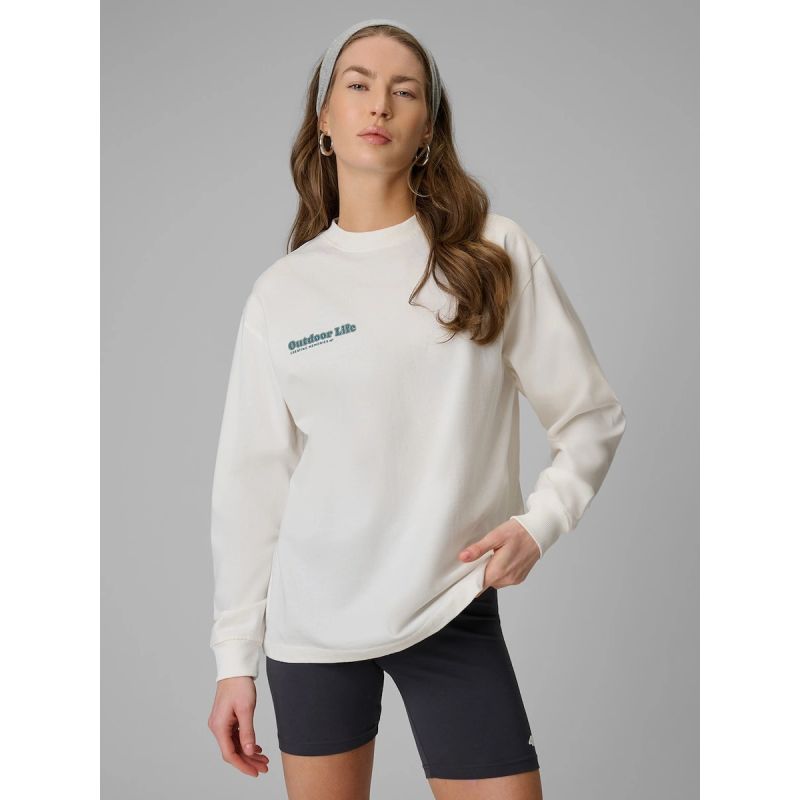 Women's longsleeve regular with print 4F 4FRSS26TSWSF2834-11S 4f