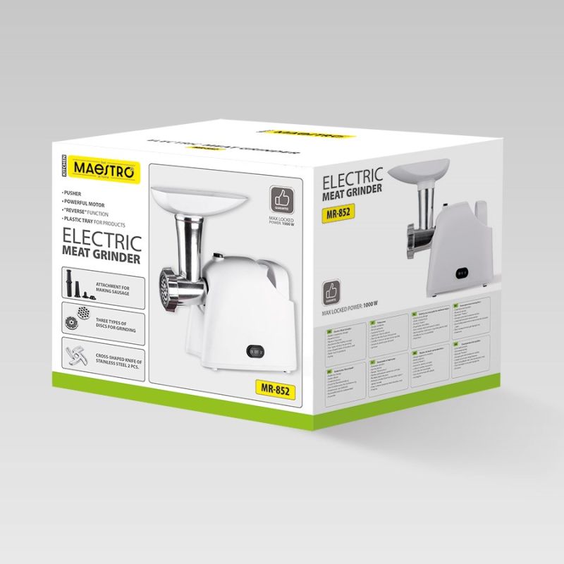 Meat grinder 1000W MR-852 MAESTRO AGD - Produkty/Maszynki do mielenia Your Sports Performance
