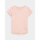 100% cotton plain girls' T-shirt 4F Junior *Kategoria tymczasowa Your Sports Performance