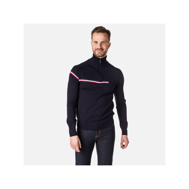 ROSSIGNOL Major 1/2 Zip Sweater Navy Blue Import z PMSport Your Sports Performance